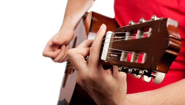 Tocando la guitarra — Foto de Stock