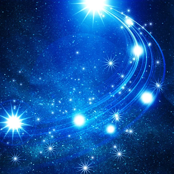 Glowing background with stars — Stock Photo, Image