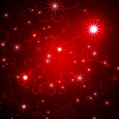 Glowing Valentine bachround clipart