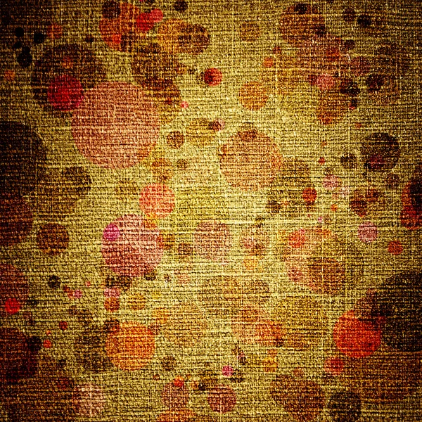 Grunge spots on canvas — Stock Photo, Image