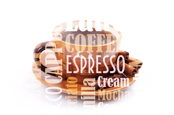 Kaffeehaus-Hintergrund — Stockfoto