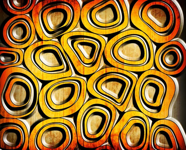 Orange circles grunge background — стоковое фото
