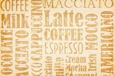 Coffee background clipart