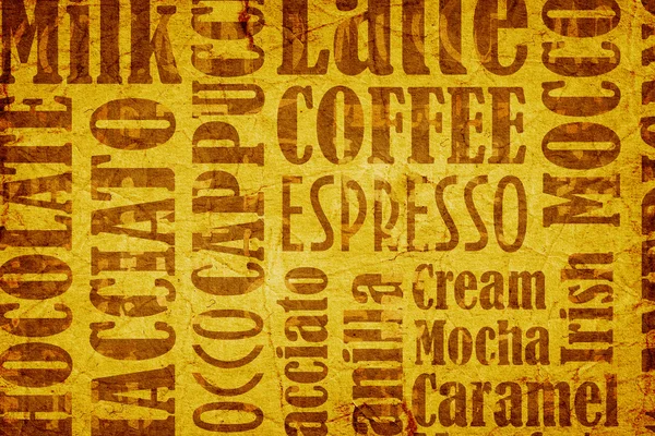 Alter Kaffee-Hintergrund — Stockfoto