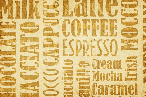 Old coffee background — Stock Photo, Image