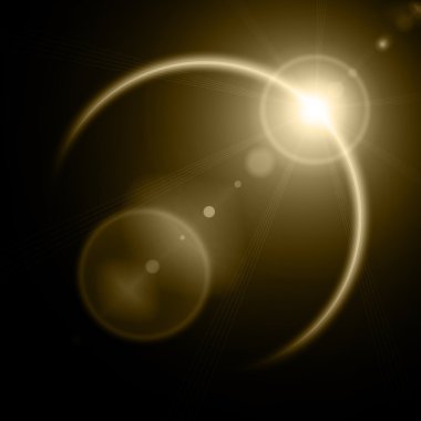 Illustration of solar eclipse clipart