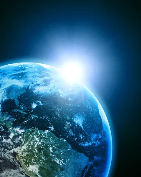 stock image Earth in open space