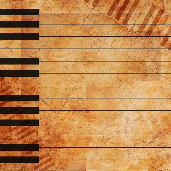 Grunge musical background — Stock Photo, Image