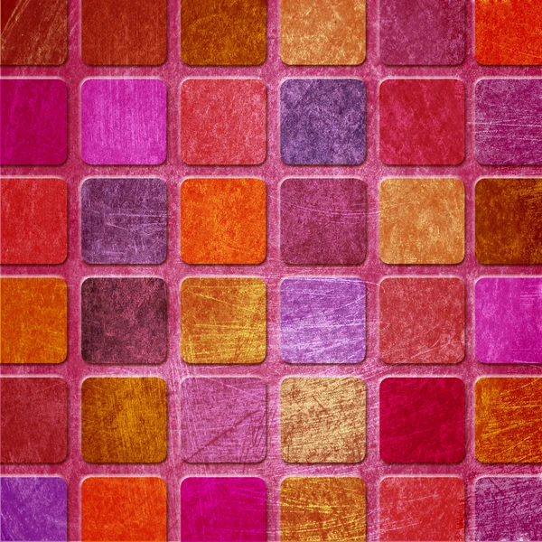 Granica kolorowe kwadraty — Zdjęcie stockowe