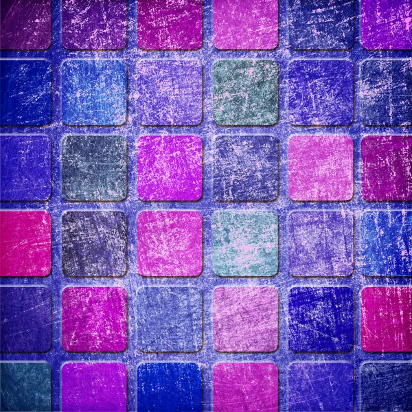 Гранж барвисті квадратів — стокове фото