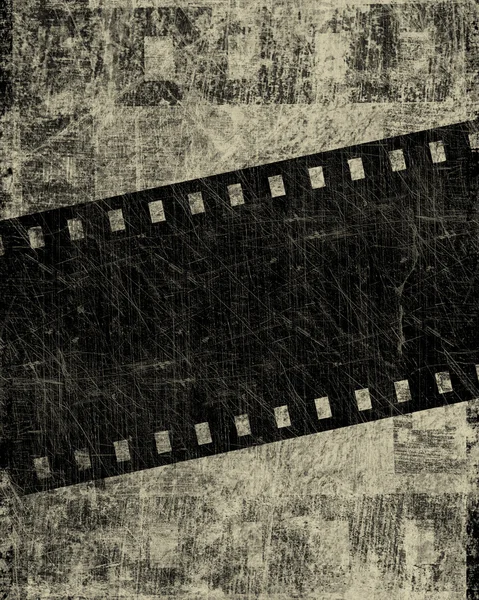 Grunge-Filmstreifen mit Platz für Text — Stockfoto