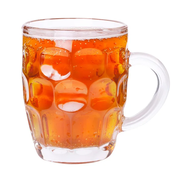 Mug of beer isolated on a white background — Stock Photo, Image