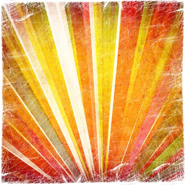 Багатобарвний сонячні промені гранжевий фон — стокове фото