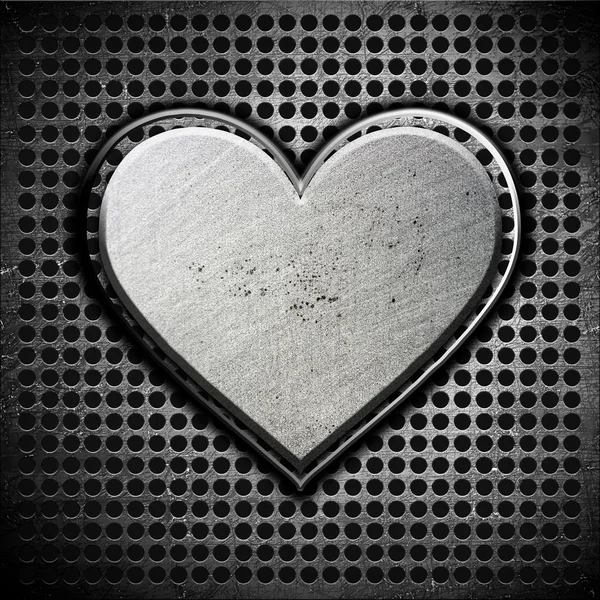 stock image Metal heart