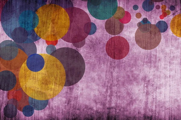 Grunge colorful circles — Stock Photo, Image
