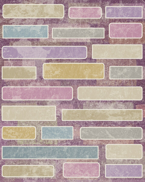 Retro style sheet with text boxes