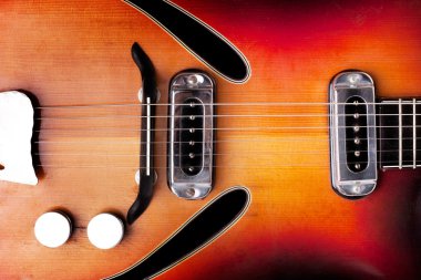 Old classic guitar clipart
