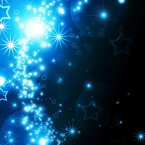 Abstract background with glowing stars — Stock Photo, Image