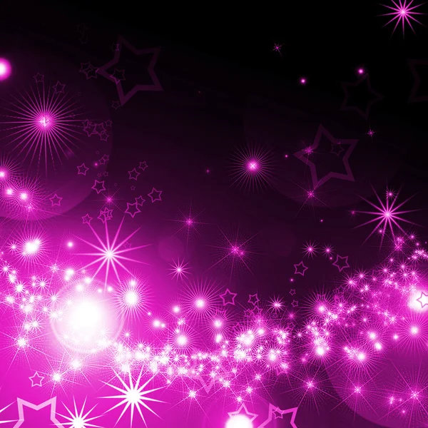 Abstract background with glowing stars — Stock Photo, Image