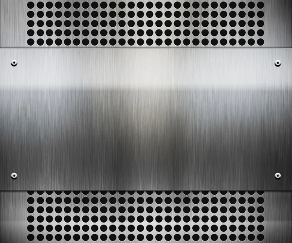 stock image Metal template background