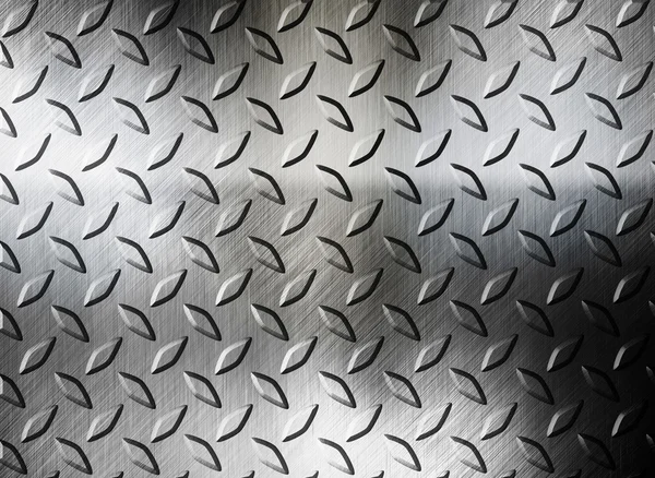 Diamont plate metal háttér — Stock Fotó