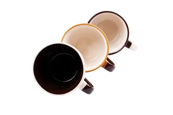 Tres tazas de café colorido —  Fotos de Stock