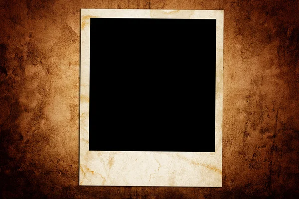 Single blank photo frame — Stock Photo, Image