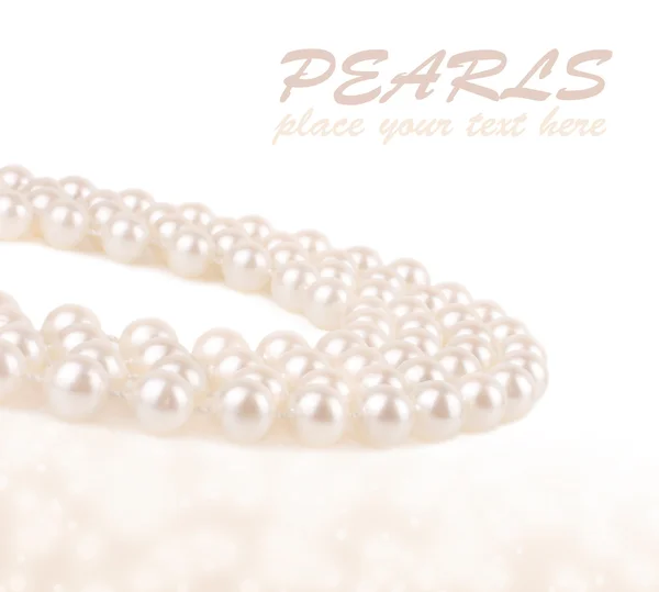 Halsband av pärlor — Stockfoto