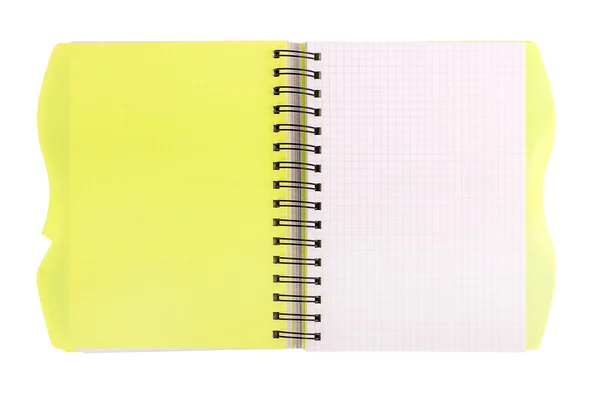 Open blank notebook — Stock Photo, Image