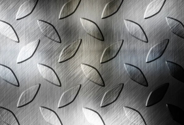 Diamont plate metal background — Stock Photo, Image