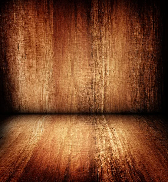 Quarto de madeira velha — Fotografia de Stock