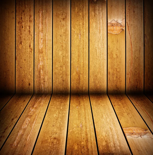 Stary drewniany pokój — Zdjęcie stockowe