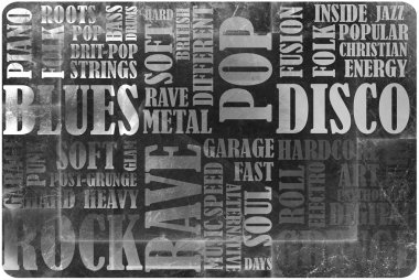 Rock Music poster clipart