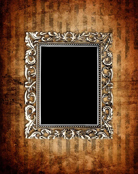 Vintage frame on old wall — Stock Photo, Image