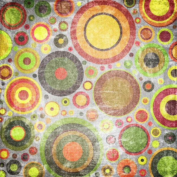 Grunge färgglada cirklar — Stockfoto