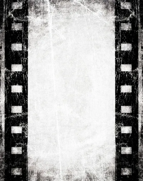 Grunge 影片背景与文本的空间白で隔離されるスウェーデン テーブル フラグ — 图库照片