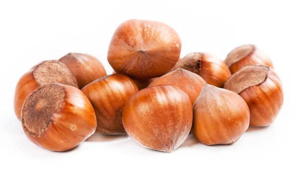 Chestnuts isolated on white background — Stock Photo, Image