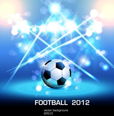 Futbol ışık poster