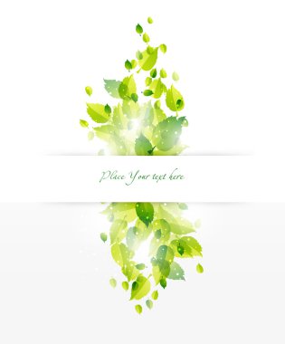 Nature banner background clipart