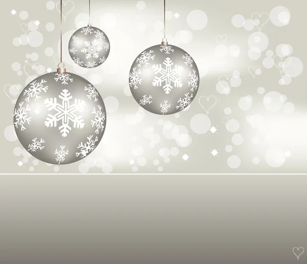 Élégant fond de Noël — Image vectorielle