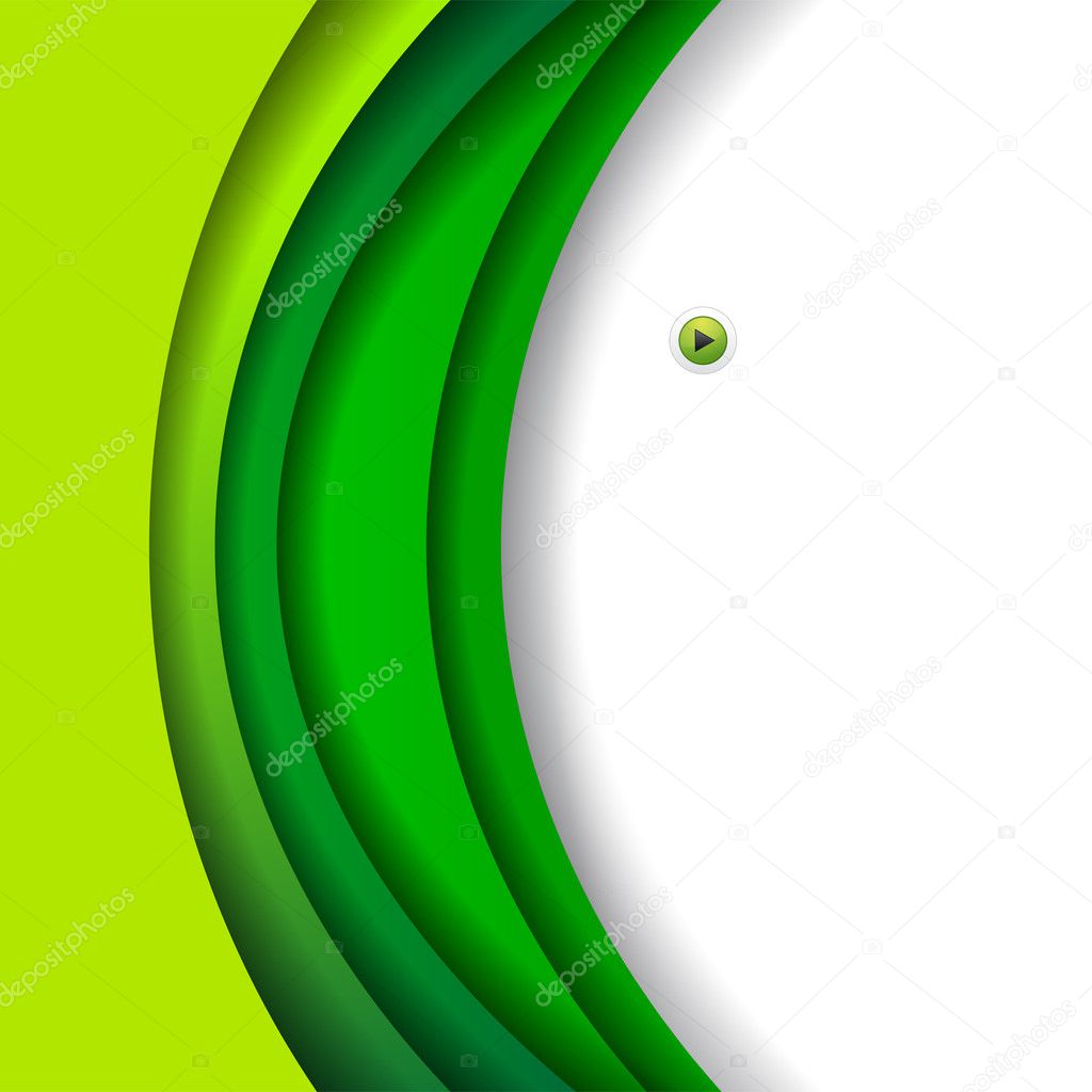 Abstract green background with custom text copy space