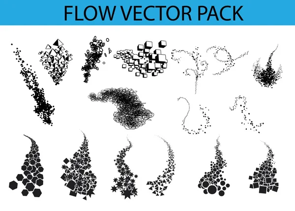 Ilustración de elementos de flujo — Vector de stock