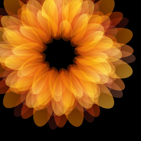 Αφηρημένες, λουλούδι φόντο με σχέδιο — Διανυσματικό Αρχείο