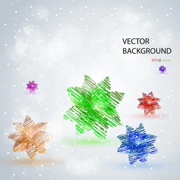 Abstraktní vektorové pozadí hvězd — Stockový vektor
