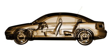 Tech xray araba tasarımı