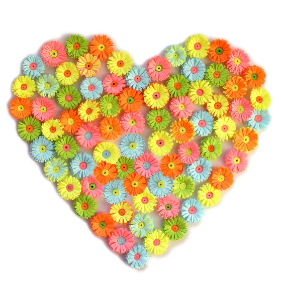 Цветочное сердце — стоковое фото