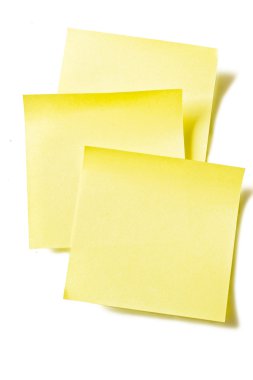 Yellow stikers clipart