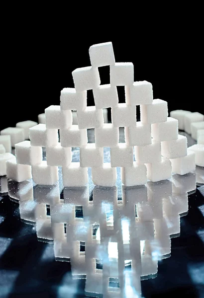Cubos de azúcar — Foto de Stock