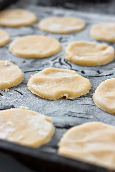 Preparação de biscoitos — Fotografia de Stock