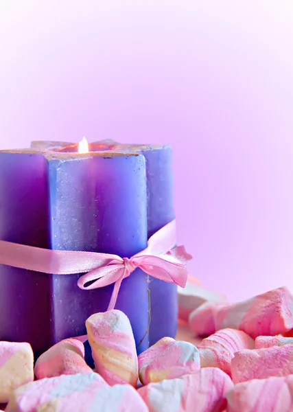 Holiday candle — Stock Photo, Image